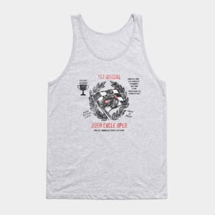 Dyer Cycle Open Tank Top